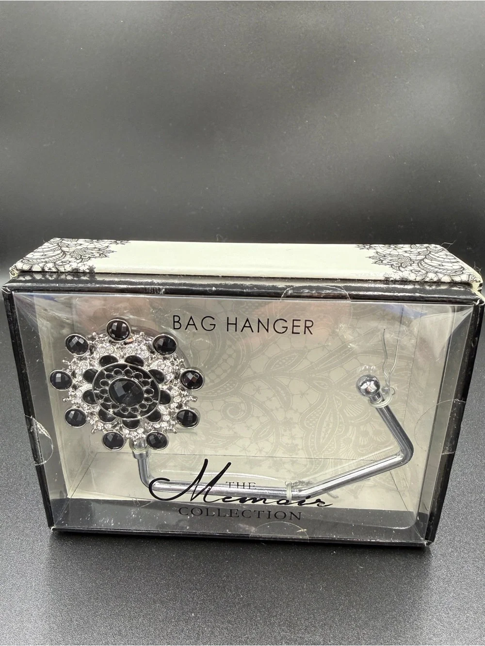 Beautiful Black Crystal Bag Hanger